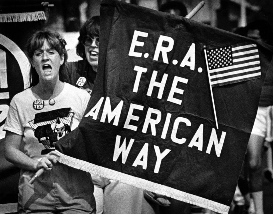 The ERA was introduced every Congress 1923 to 1972 when, thanks to the power of the women’s movement & hard work of female legislators, it passed by 354 to 24 in the House & 84 to 8 in the Senate. It was immediately ratified by 22 of the necessary 38 states that 1st year.