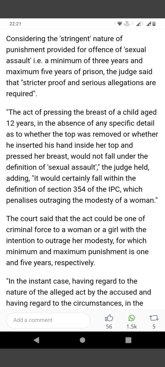 soham_gurav's tweet photo. @karunanundy No, the judgement was right. See how media uses it for their headlines, read below then judge the judge🙂 https://t.co/Q6EFLfVY7B