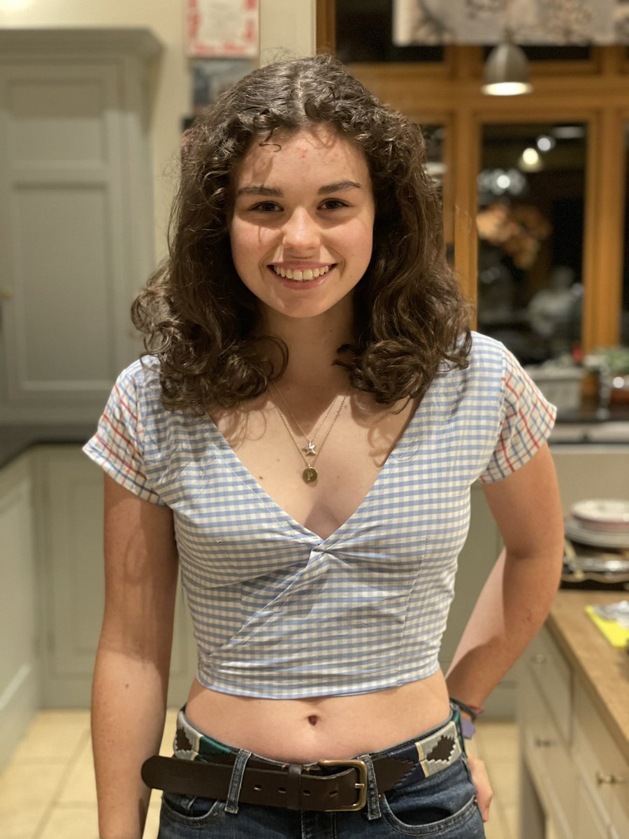 uberboffin's tweet image. Ingenious use of my old @JosephTurnerLtd shirts made and modelled by my daughter #upcycle