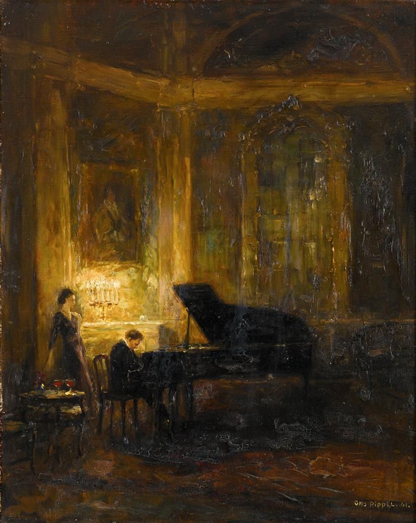 AlessandroForn6's tweet photo. DEDICATED TO @PBrezovszky, Otto #PIPPEL, "PIANO À LA LUEUR DES BOUGIES" 1941"#art #arttwit #twitart #piano #Klavier #iloveart #artlover #ArtLovers #OttoPippel #Klavier #ClassicalMusic #ChamberMusic https://t.co/nrbSpAYkct