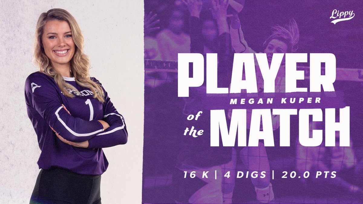 Lipscomb Volleyball (@lipscombvball) on Twitter photo Your Player of the Game was <a href="/MeganKuper/">Megan Kuper</a> after a team-high in kills and points! She was all over the place today! ๐ช
#HornsUp๐ค | #OnTheMove Your Player of the Game was <a href="/MeganKuper/">Megan Kuper</a> after a team-high in kills and points! She was all over the place today! ๐ช
#HornsUp๐ค | #OnTheMove