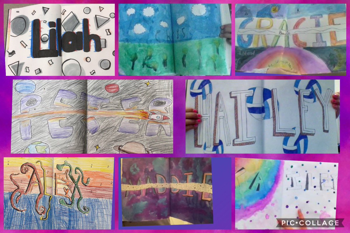 Middle school artists learned about graffiti and street art. They explored the principles of design and created unique tags that represent them. <a href="/NSArts1/">North Shore Fine & Performing Arts</a> @NSMSVikings <a href="/NSMSVikingsAP/">NMSBlazersAP</a>
