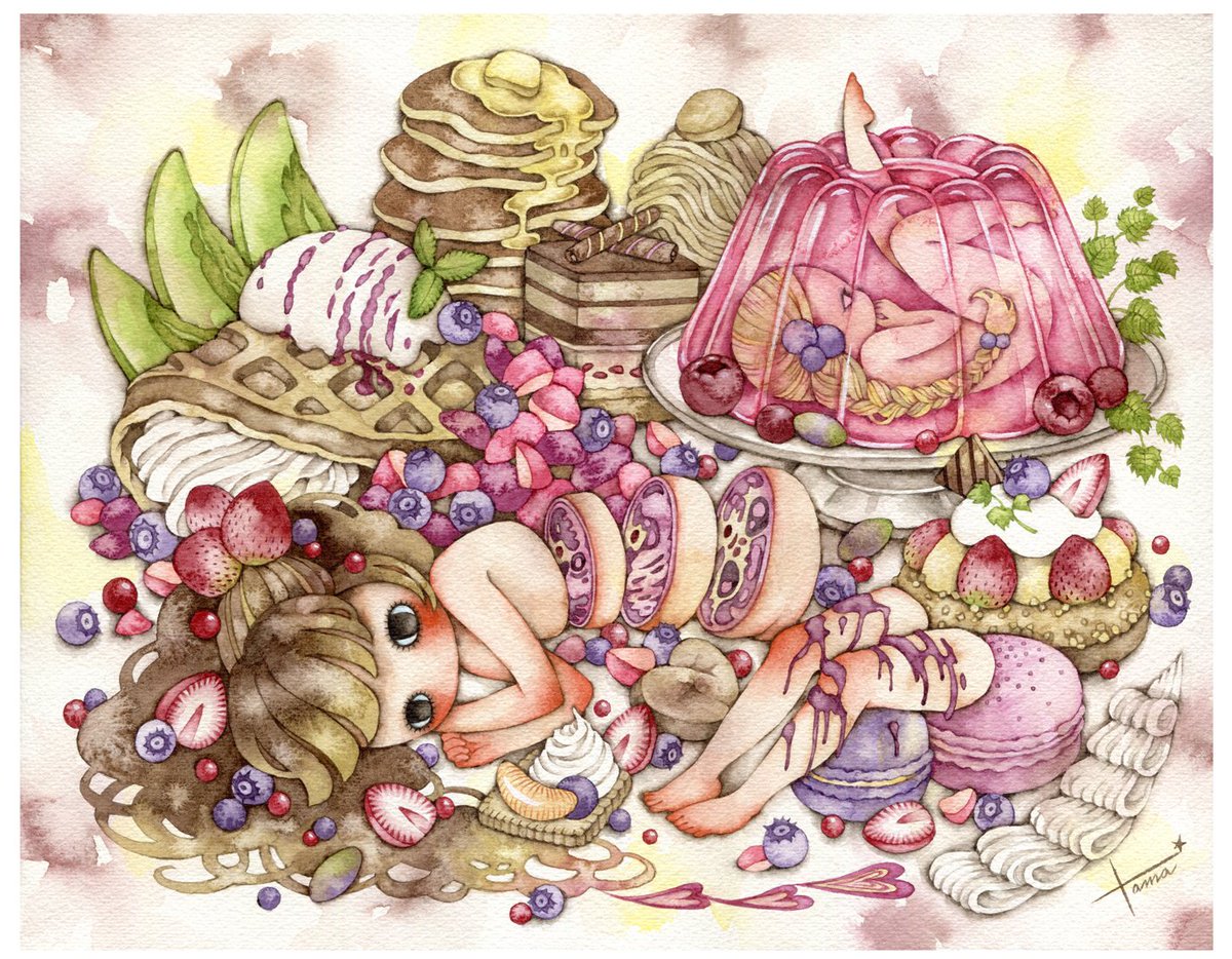 Twoucan たま 少女主義的水彩画家 Tama3xxx