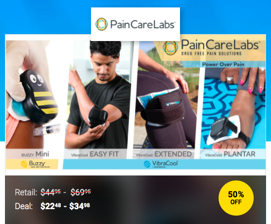 buzzyhelps's tweet photo. Final hours! Shop all the deals on https://t.co/PLc1KViFrm
Get Buzzy and VibraCool for 50% off while supplies last! @gmadeals @toryjohnson
#BuzzyHelps #WhatWorksForPain https://t.co/D8qa09PTeh