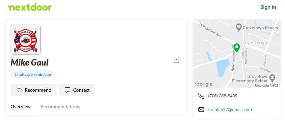 On NextDoor, Gaul lists his occupation as a landscape contractor. Given Giuliani's event in the parking lot of Four Seasons Landscaping, this made me chuckle. https://nextdoor.com/pages/mike-gaul-grovetown-ga//17