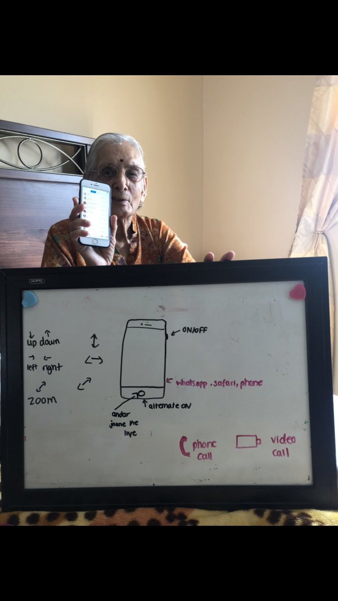 heymspathak's tweet photo. Me and my grandma had our first lesson earlier this week. Her head starts to spin when the lesson gets complicated so we are going slow and steady so she is able to learn at a comfortable pace! She now can unlock the phone and access WhatsApp! #letsteachadults @YEPeducation https://t.co/mdi59kR9Vb
