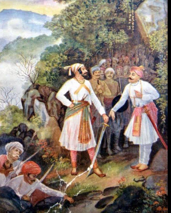 They took help of a barber named Shiva Nhavi who was lookalike of Shivaji. He disguised as Shivaji and surrendered himself to Bijapuri forces. While Shivaji left the fort along with 600 soldiers.