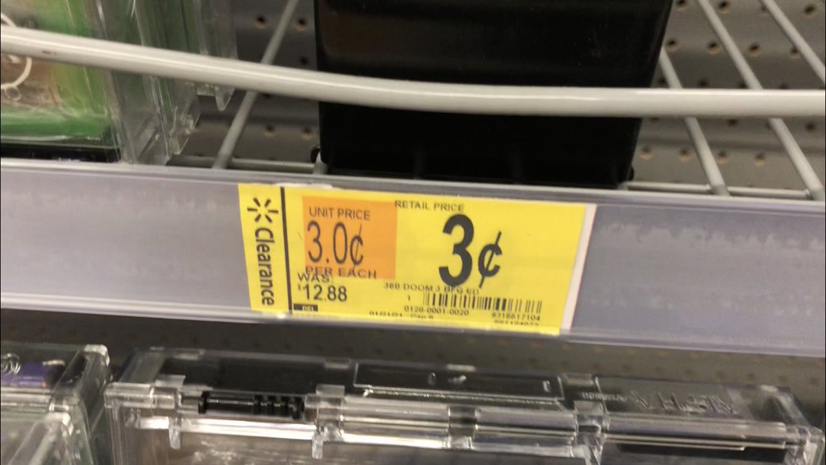 CincyGameHunt's tweet photo. I keep seeing three cent games popping up at Walmart. I was a day too late I think getting these picked up but keep your eyes open they are popping up...#VideoGameHunting #CheapVideoGames #WalmartClearance https://t.co/k7QyfbcKVp