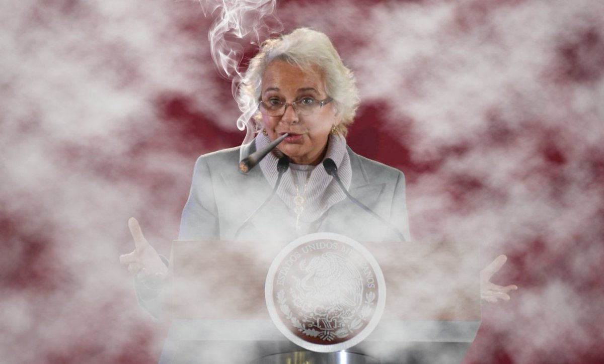 InfernoOnEarth's tweet photo. @ChumelTorres @lopezobrador_ Así estará la Mañanera el Lunes, es el momento de Olguita para brillar... https://t.co/FpYbMyB6EP