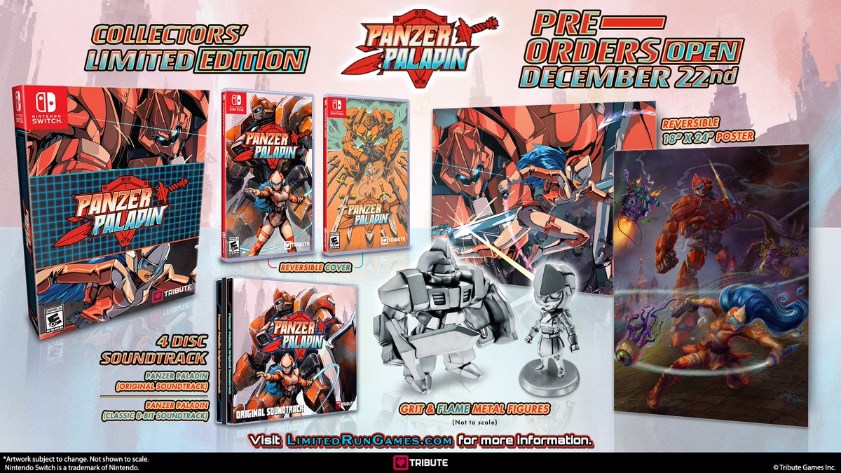 at forstå Harden eksistens Limited Run Games on Twitter: "This is your LAST CALL to pre-order physical  copies of Panzer Paladin for the Nintendo Switch. Go to  https://t.co/5Lksol4sqo and get yours before they go away!  https://t.co/OXarWGoOMl" /