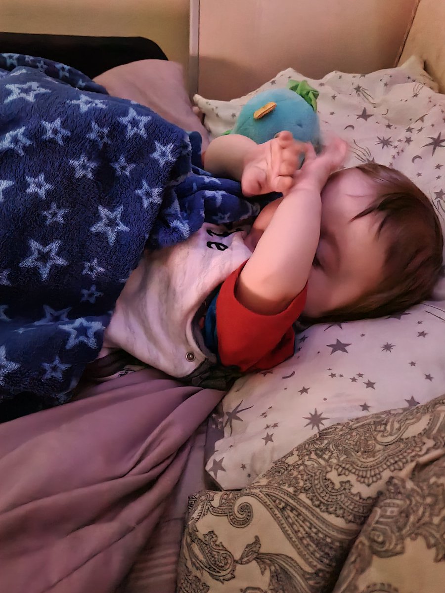 WWEOLDSCHOOL's tweet photo. So we have a very sick baby πΆ AJ Jericho got the sniffles πππ Gonna be a long night for mummy lol #Truestory #Hatethiscold https://t.co/ZUUFdZvtdc