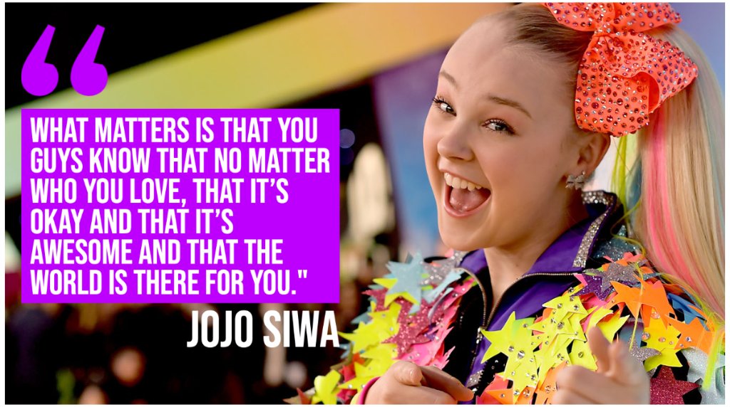 After appearing to publicly come out as a member of the LGBTQ community, teen superstar JoJo Siwa told fans in an Instagram Live conversation, “no matter who you love, that it’s ok." https://t.co/UxaN0hrxUw