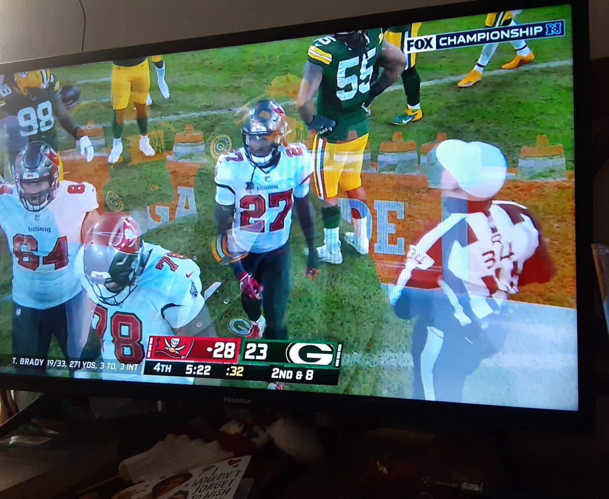 NoneLvZ's tweet photo. #GoPackGo  #TBvsGB https://t.co/tFPYE9dYWj