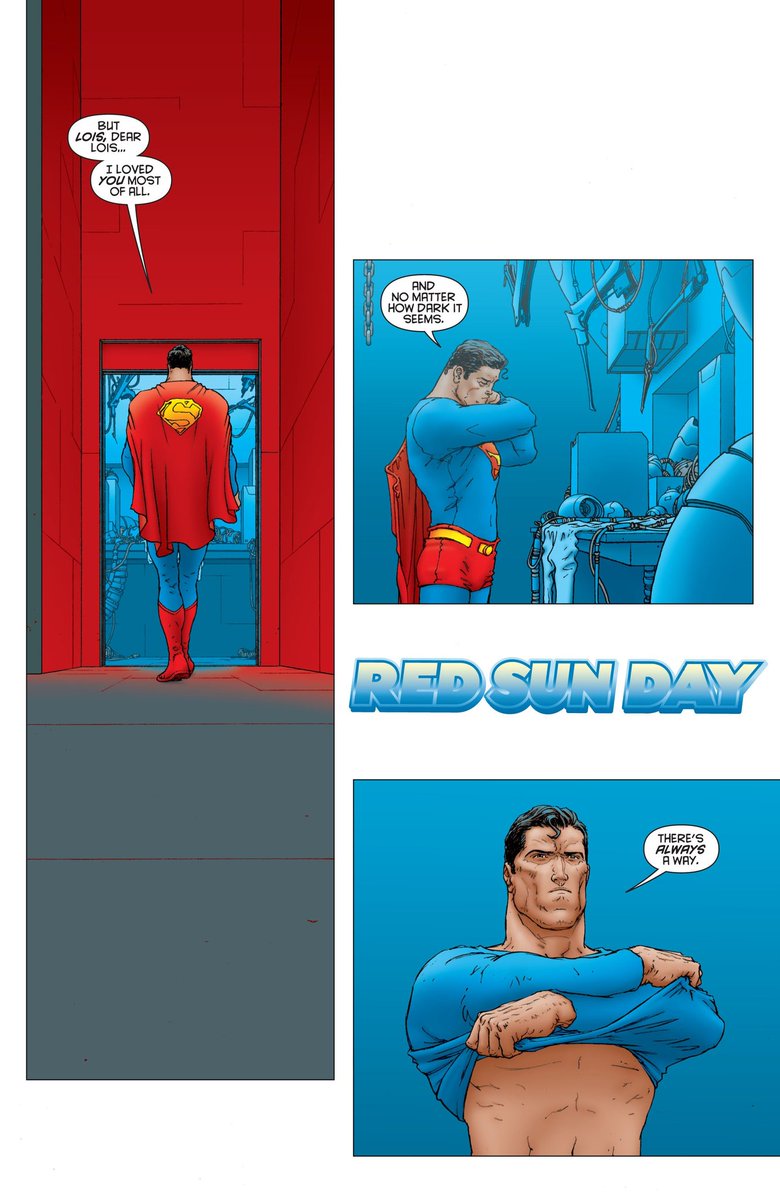 This is one of my favorite sequences in the book. Clark being in awe of how wonderful his life was. How he had the privileged to see the world in such a unique and beautiful way, while also having the opportunity to go in so many amazing adventures.