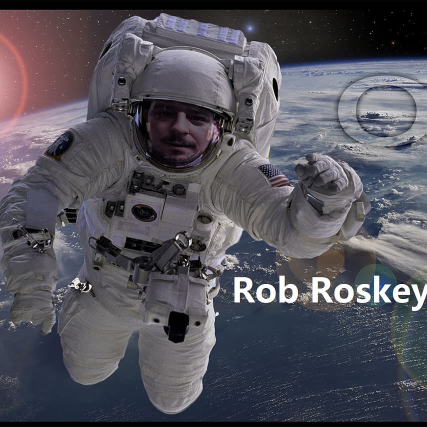 jroskey's tweet photo. @MrBeastYT Here's the one of me in space, that will Be in space on the moon! How awesome!  ✌️ https://t.co/Cc9xEnsm4M