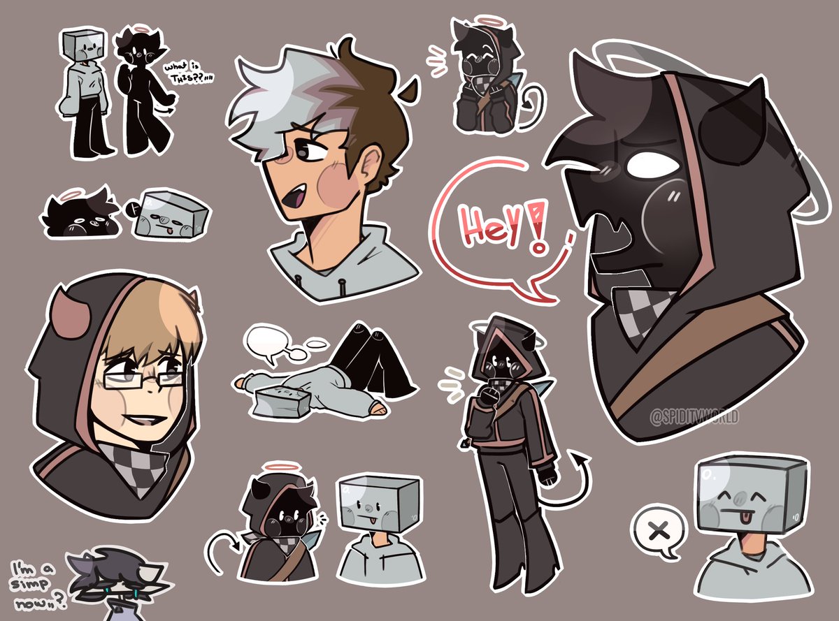 Spidit_WN's tweet photo. Help,,
#bbhfanart
#SkeppyFanArt
#dreamsmp https://t.co/g32Yn7ab84