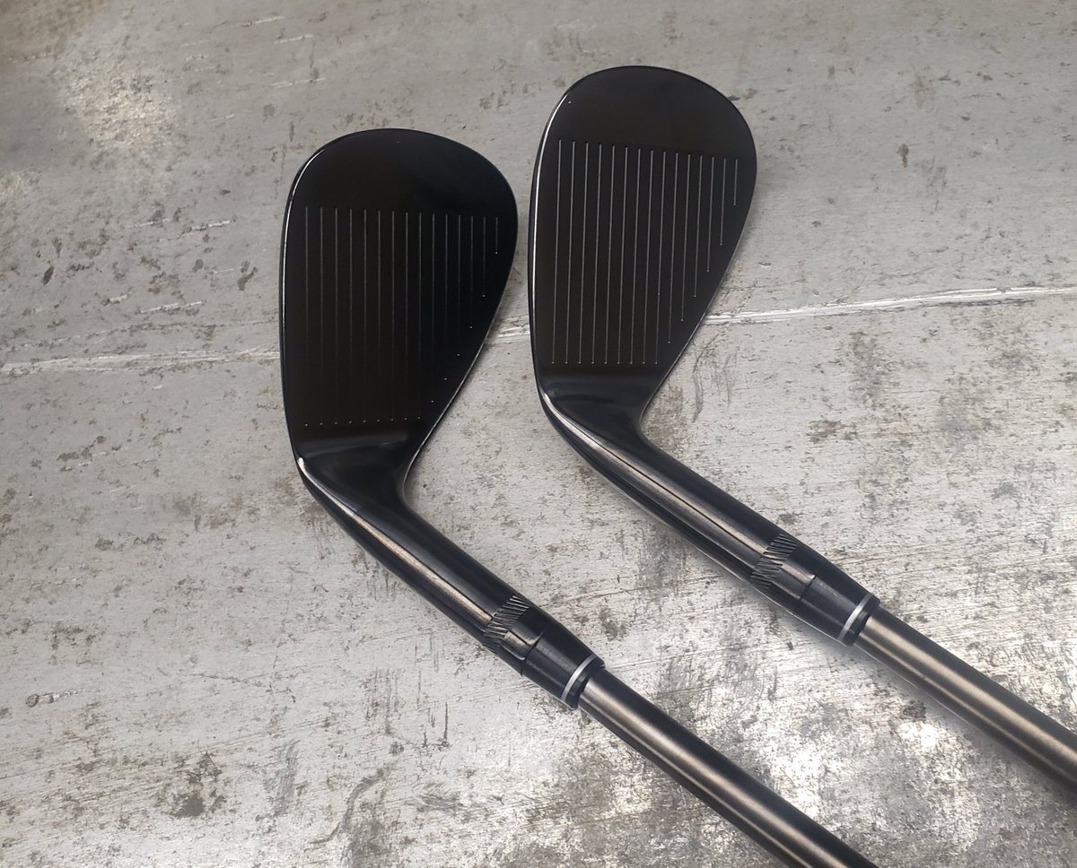 Sub70's tweet image. GIVEAWAY TIME! 286 series 56⁰ and 60⁰ black wedges. The winner can pick length, lie and grip. Limited edition Tour 115 @NipponShaft shafts. Simply retweet this post and follow our account. Winner will be chosen randomly at 3pm CT on Friday 1/28.