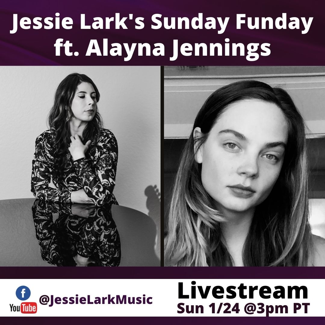 Going live RIGHT NOW with <a href="/jessielarkmusic/">jessielark</a> for our weekly music livestream! We are covering <a href="/JeffBuckley/">Jeff Buckley Music</a> and <a href="/therevivalists/">The Revivalists</a>, playing originals, and experiencing poetry from the incredible Alayna Jennings. Tune in at 3pm PST / 6pm EST @ youtu.be/HOSx_y2viZE.