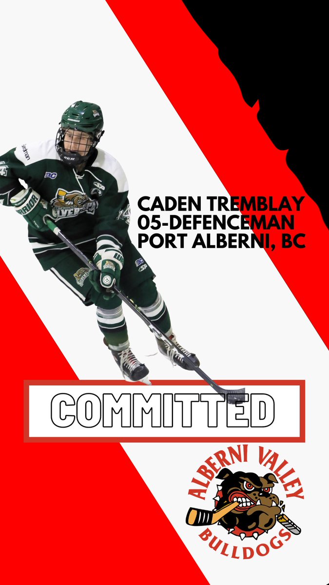 AVBulldogs's tweet photo. We’re excited that Caden Tremblay has committed to our program. “Caden is a workhorse and he’s an ultra competitive, smart defenceman. We know he’ll be a great Bulldog. #bulldogshockey https://t.co/ysgjAFj0XF