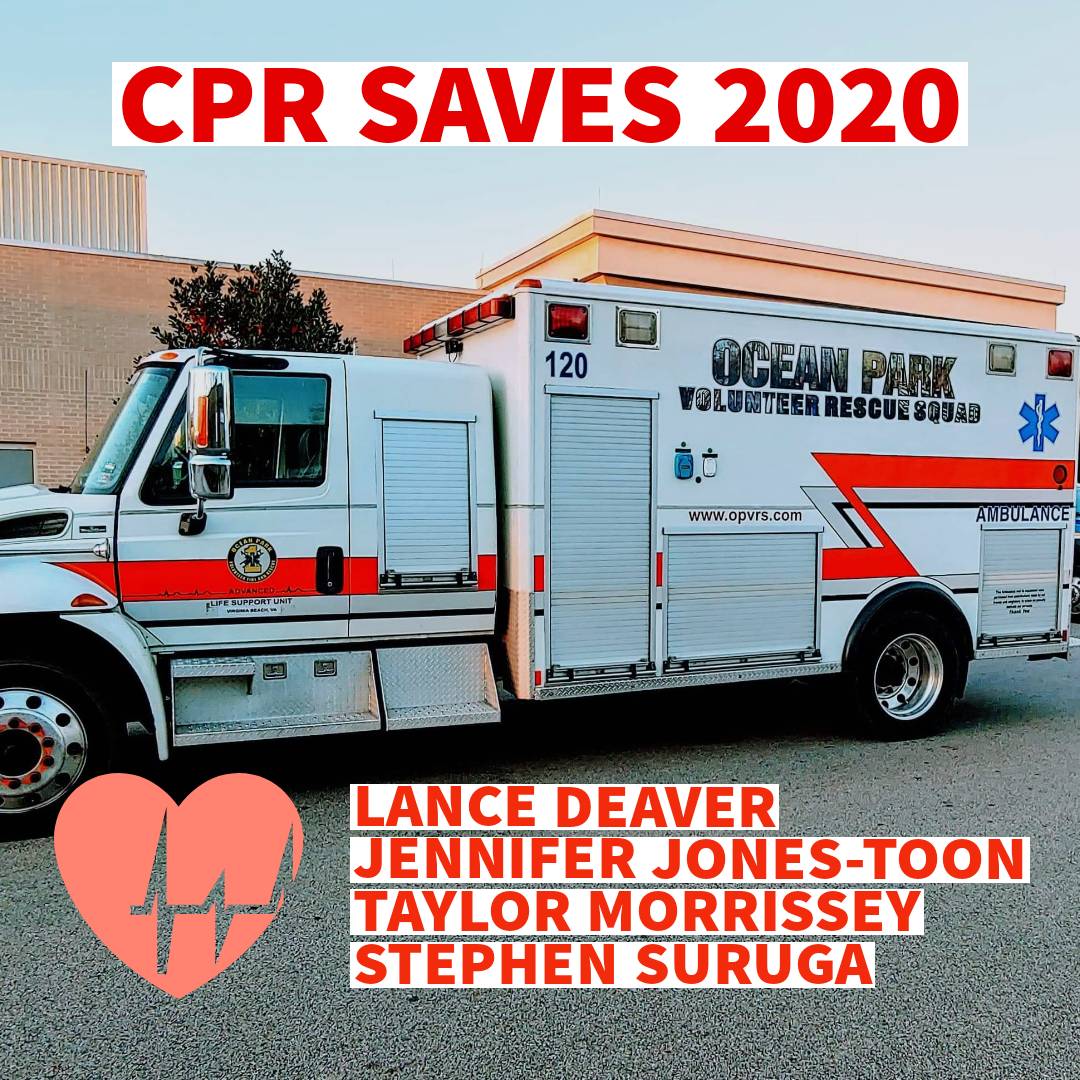 opvrs's tweet photo. The following volunteers had a CPR SAVE. A CPR save is a confirmed cardiac arrest on scene and the patient walks out of the hospital.
#CPRSAVE #EMT #Volunteer #Ambulance #RescueSquad #NonProfit #OceanPark #VirginiaBeach https://t.co/rM68PKr0dY