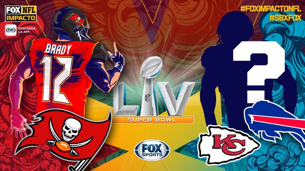 FOXSportsMX's tweet photo. 🔥🔥 ¡TOM BRADY JUGARÁ SU 10° SUPER BOWL! 🔥🔥 

TB12 continúa reescribiendo la historia y con 43 AÑOS de EDAD llevó a los Buccaneers al Super Bowl LV 💥😱 

¡Tampa Bay será el primer equipo de la #NFLxFOX en jugar el Super Bowl EN SU PROPIA CASA! 🏠🏆🏈 

#CentralFOX https://t.co/d6yX5YrP4t