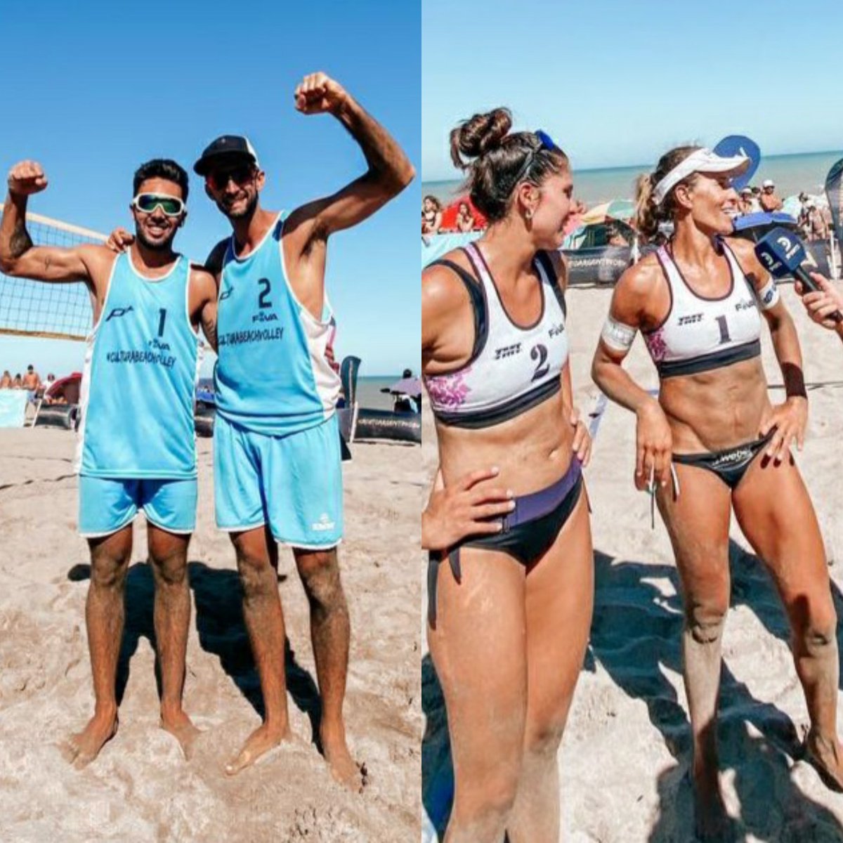 #CircuitoArgentinoBV
Ana Gallay y Fernanda Pereyra volvieron a ser las campeonas en la 3ra etapa y de nuevo ante Virginia Zonta y Brenda Churín en la final.

En los varones el título quedó para Julián Azaad (3er título) y Leandro Aveiro ante Tomás Capogrosso y Bautista Amieva.