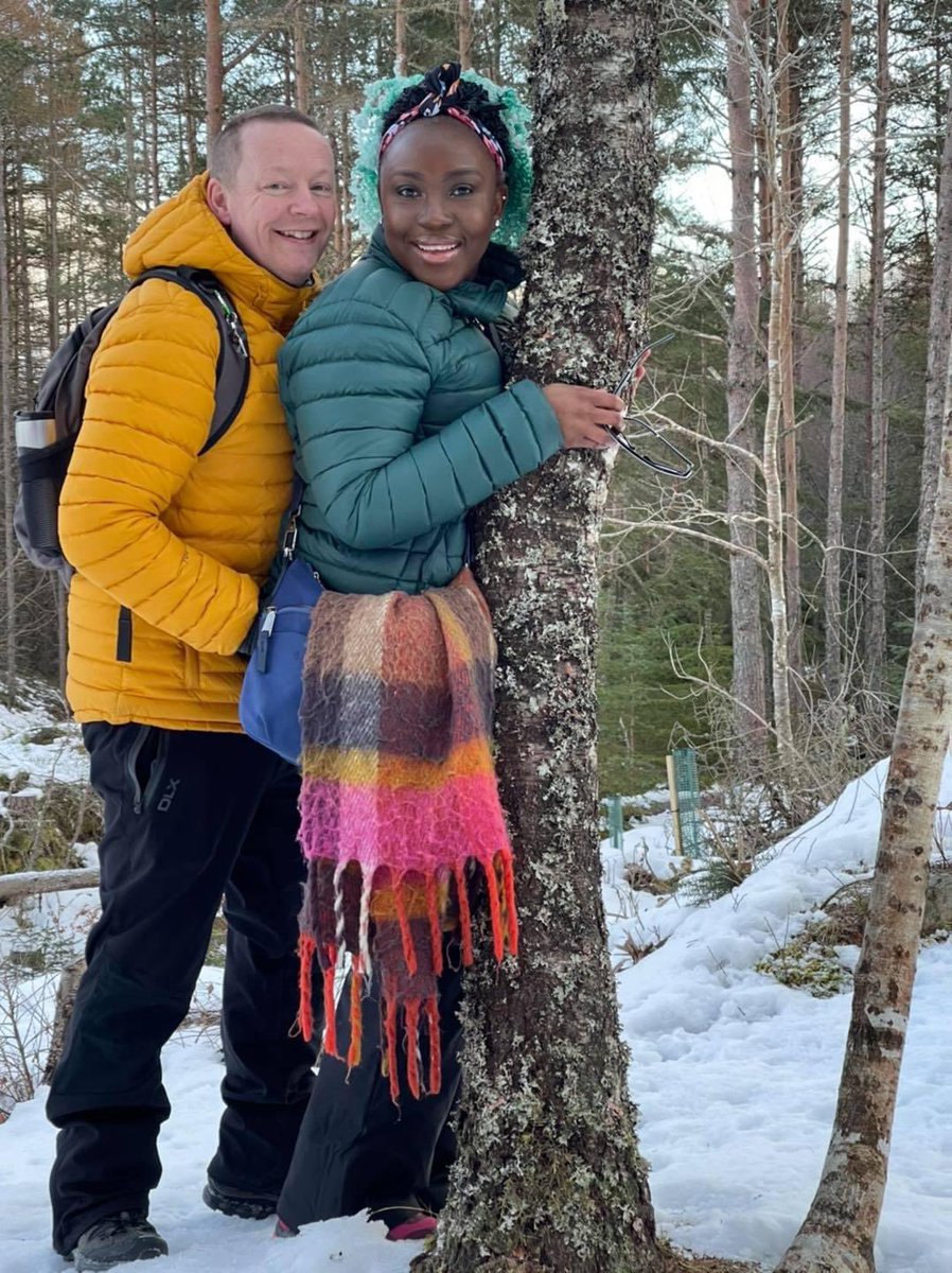 DonJMarshall's tweet photo. Yes we are โTree-mendousโ together and proof that Love Knows No Colour - we are #donerry #SaloneTwitter #scotland #scottishsaloneborbor https://t.co/hOsUyneax9