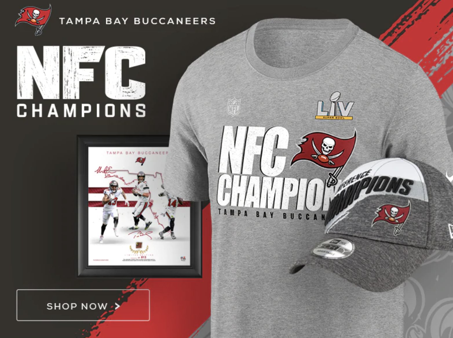 Tampa Bay Buccaneers NFC champions hat