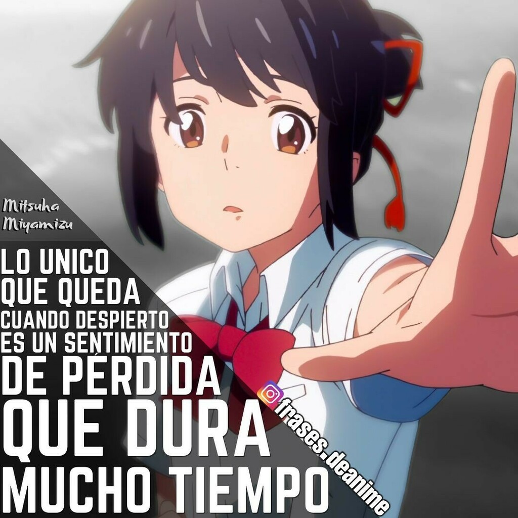 Frases de Anime ツ on X: ⁣Personaje!: Mitsuha Miyamizu⠀⠀⠀⠀⠀⠀ Anime: Kimi no  Na wa. (Your Name.)⠀ #yourname #kiminonawa #animegirl #animee #anime_girl  #animerecommendation #yournameanime #anime_girls #mitsuhamiyamizu