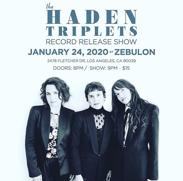 HadenTriplets's tweet photo. This day last year we played our record release show at @ZebulonLA with @SPAINtheband 🙏🎶😭❤️
#FamilySongbook #hadentriplets https://t.co/RNXXXR6YC6