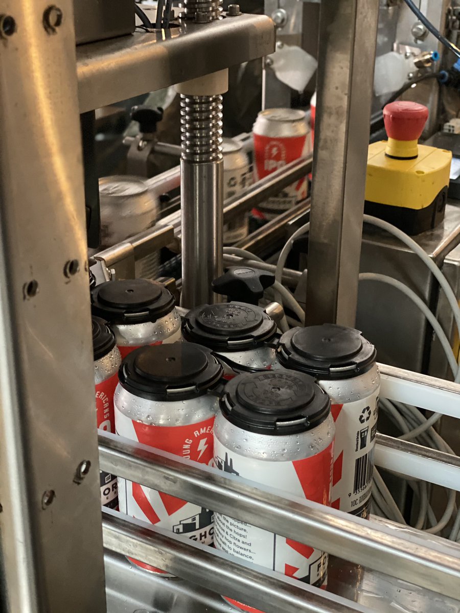 Some of us are at work today! Fresh Young Americans IPA hitting the tins today 🍻