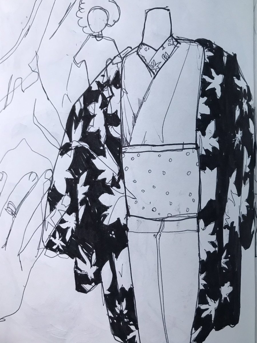 Belacqua_Fish's tweet photo. 01/24/2021, Contour demo with some fabric. ✅ yeehaw #sketch #sketchbook https://t.co/v7GHkg1EZd