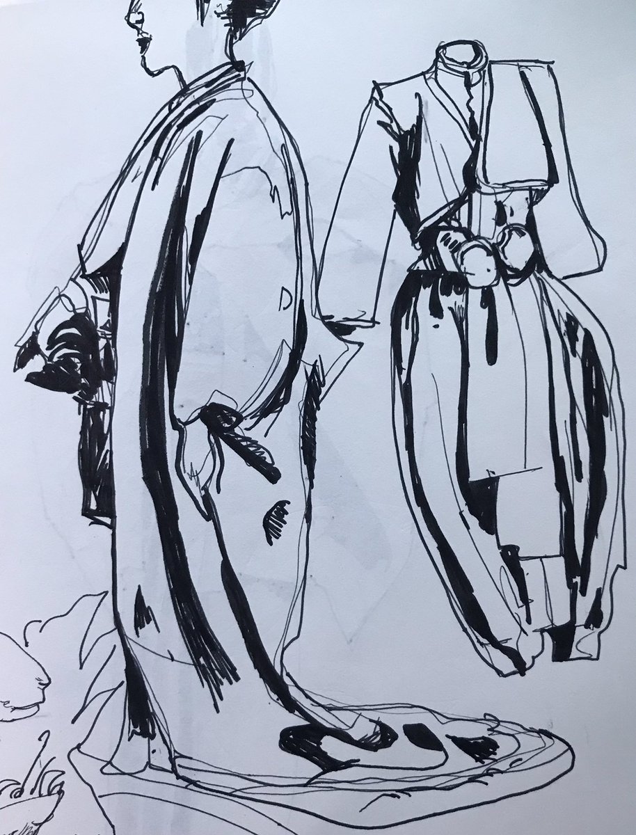 Belacqua_Fish's tweet photo. 01/24/2021, Contour demo with some fabric. ✅ yeehaw #sketch #sketchbook https://t.co/v7GHkg1EZd