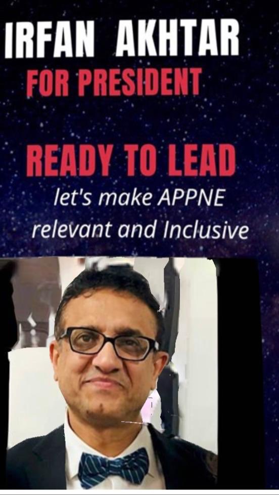 <a href="/ahmedaftab68/">Sakkaf Ahmed Aftab</a> <a href="/safiafghan1/">Safi Afghan</a> <a href="/DrShahidLatif/">Dr Shahid Latif</a> <a href="/atiq15/">Atiq-ur Rehman</a> - Vote for Mr Irfan Akhtar for <a href="/appne_official/">APPNE</a> of <a href="/RMCAlumni/">RMC Alumni</a> <a href="/RawalpindiMedi2/">@RawalpindiMedicalUniversity</a>