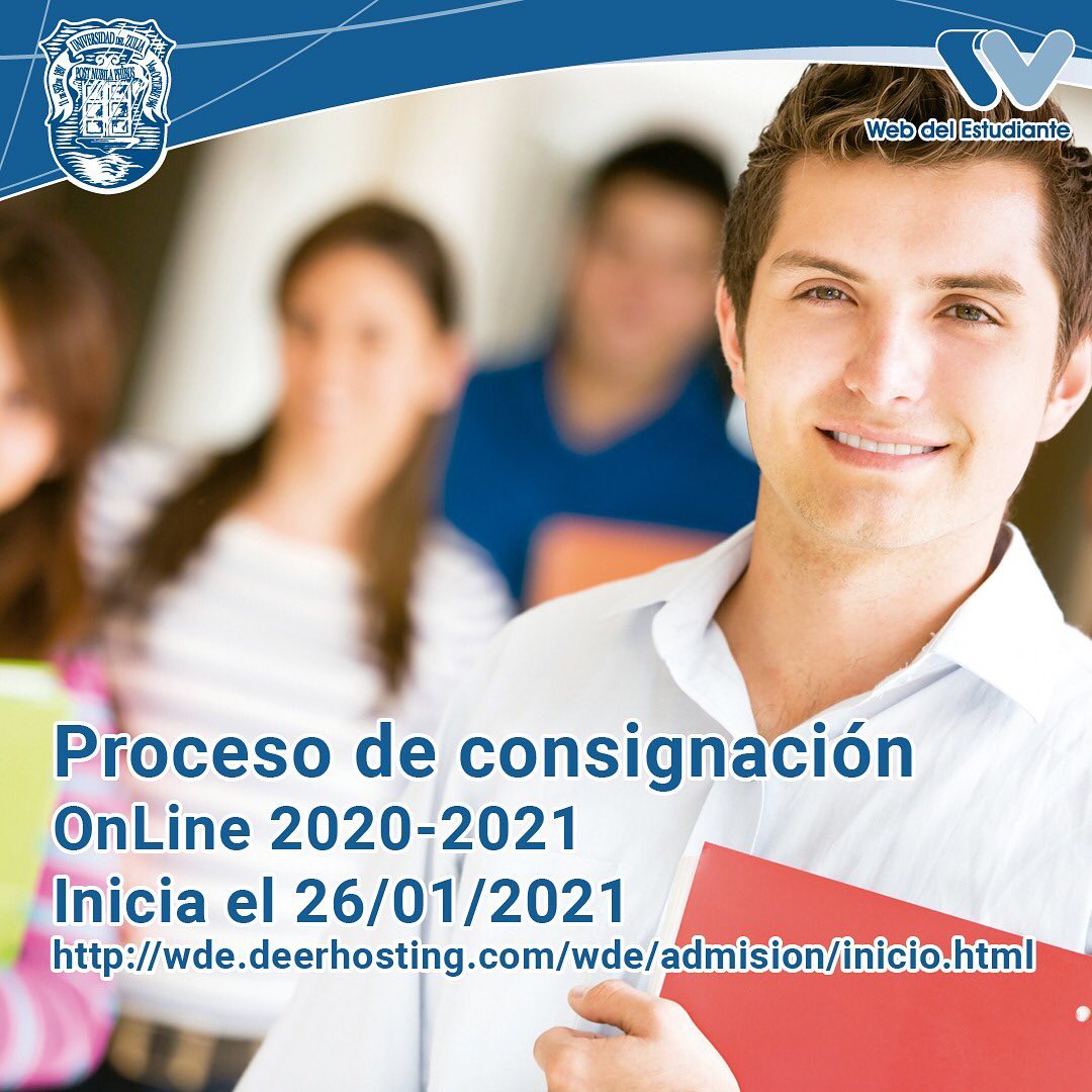 ATENCIÓN. ESTUDIANTES NUEVOS INGRESOS POR OPSU. La Secretaría de la Universidad del Zulia informa que el inicio del proceso de consignación para los nuevos ingresos (2020-2021) será el día martes 26 de enero, a través de la pagina wde.deerhosting.com/wde/admision/i….
.
#LUZ
#NuevosIngresos