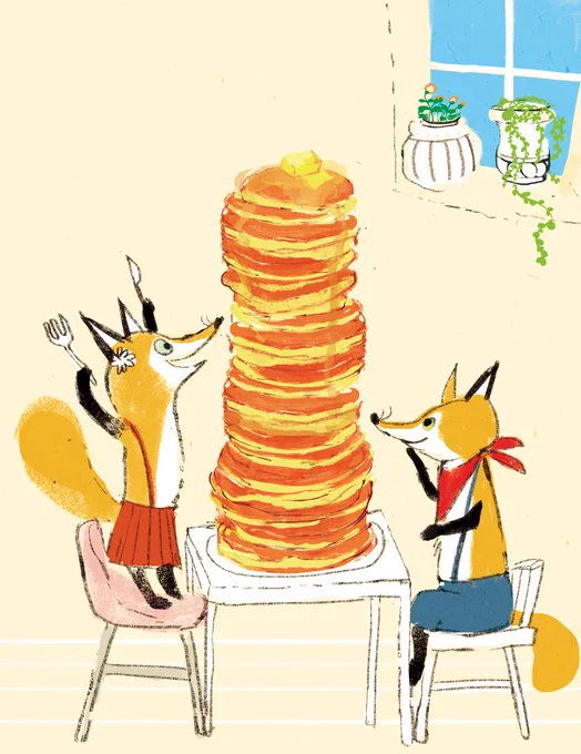 #ホットケーキの日
#キッキとネネのかくれんぼ #ポポときせつのおかしづくり 