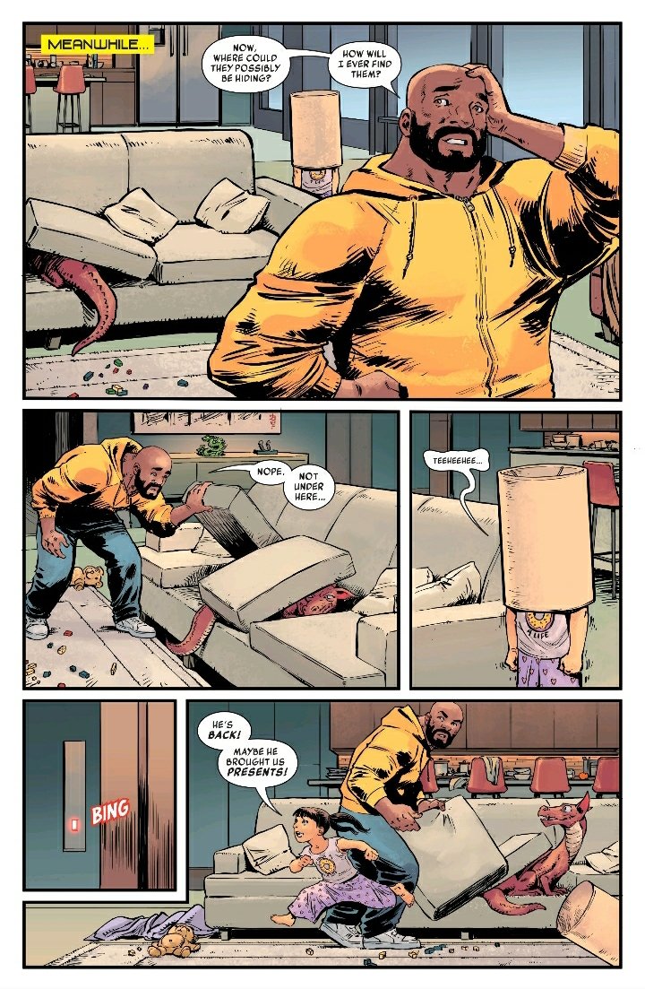 I want to display these two pages in full for reference. They come juuust over halfway through the page count and do mark a significant turning point in the story. I don't have the physical copy yet so I can only hope they fall on a page turn for maximum effect. #HeartOfTheDragon