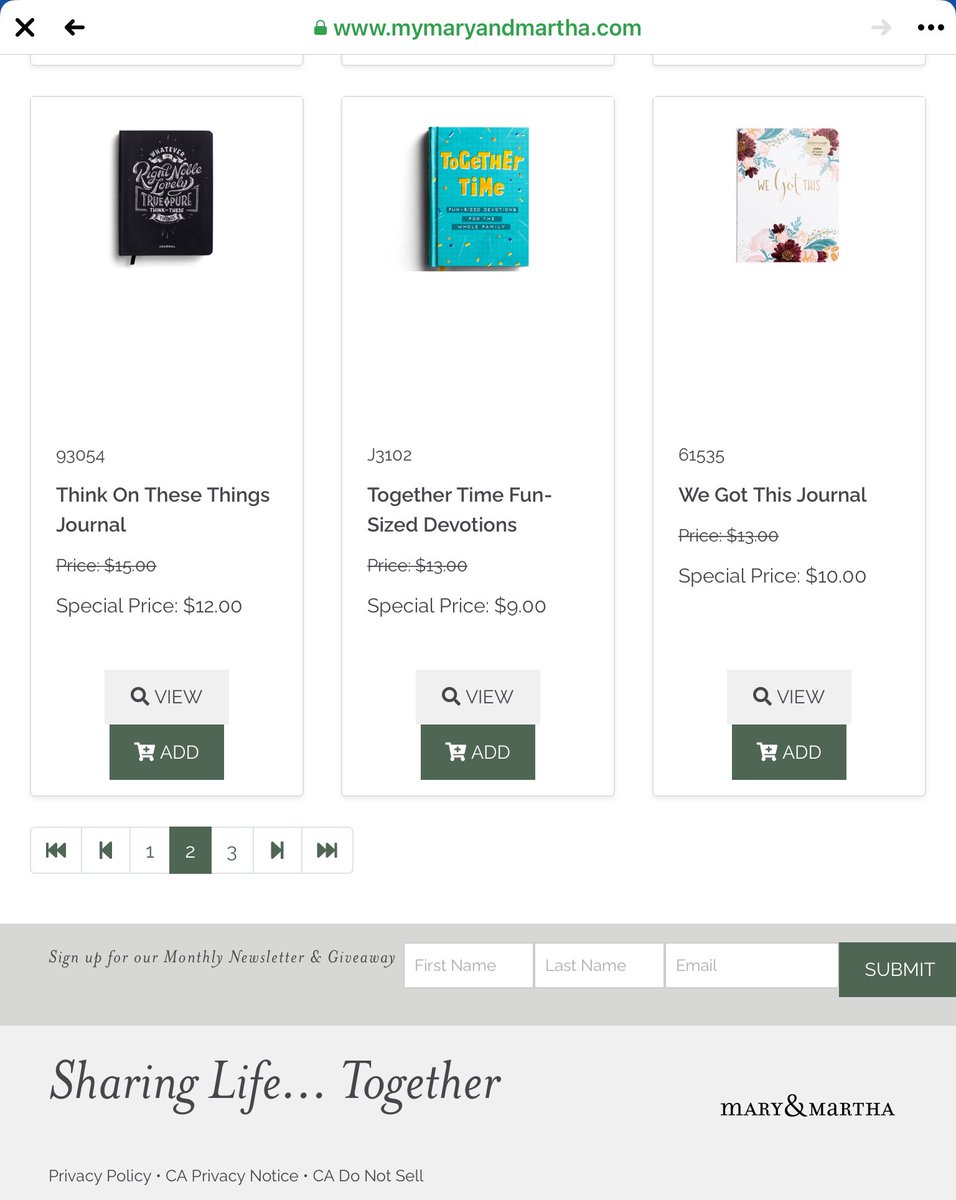 JenniferPuntur1's tweet photo. I personally love the books &amp; notes found in the stationary section of Martha &amp; Mary’s website.  Use the link to check out the company or doing some intentional and purposeful shopping.  [https://t.co/KKlvb2ppLn] https://t.co/zVM9pSCyrB