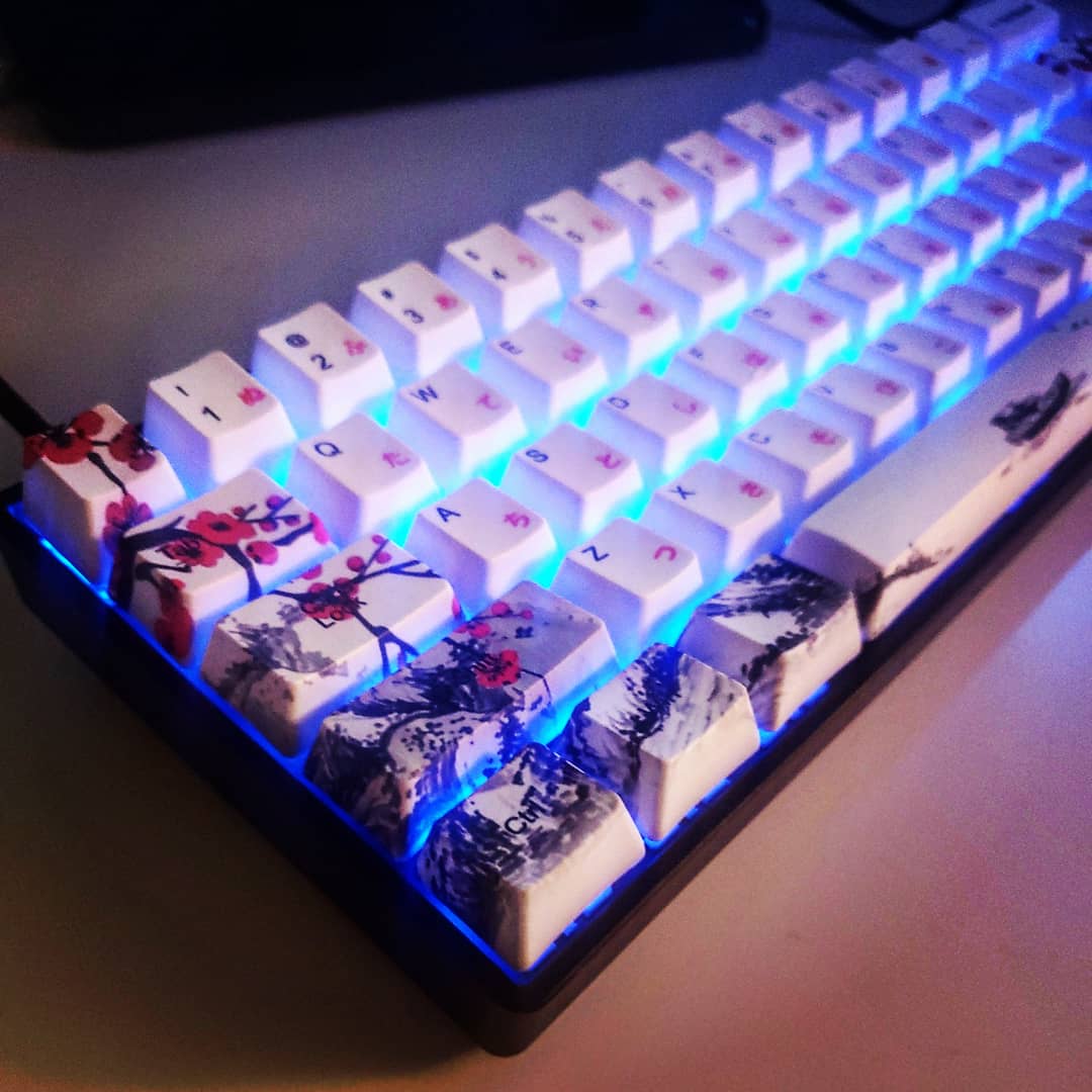SinfulSaint27's tweet photo. Build video and sound test coming soon
#customkeyboard #twitch #smallstreamer #japanesekeycaps https://t.co/WEYU7lGtX2