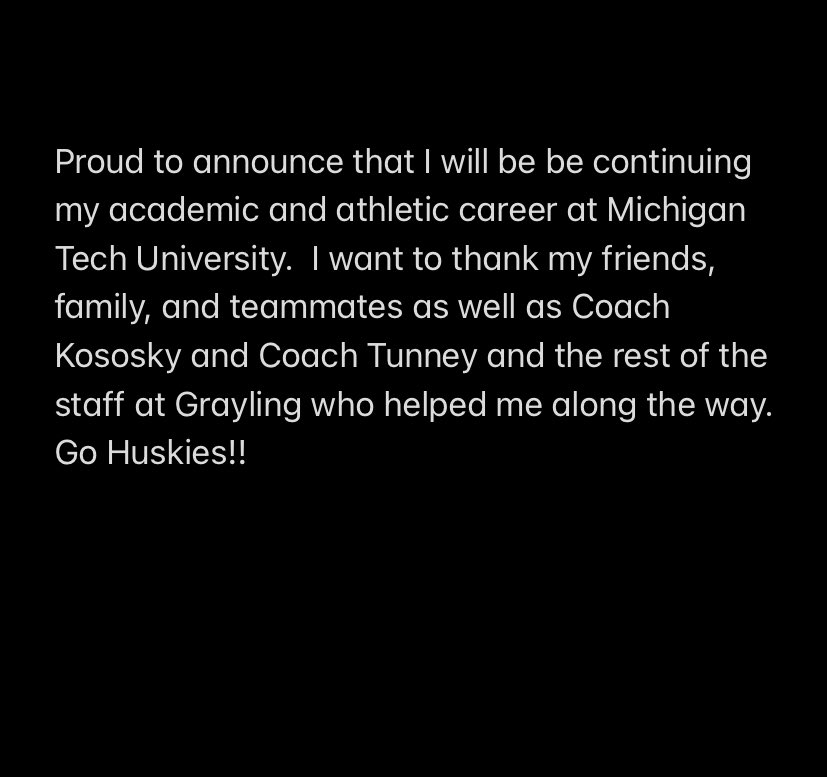 AndrewKanary's tweet photo. Go Huskies!! 🟡⚫️ Also, thank you @valpolawgal  for the pictures! @MTUFB @TheD_Zone @JamesCook14 @GraylingViking https://t.co/z4MdBXMhcK