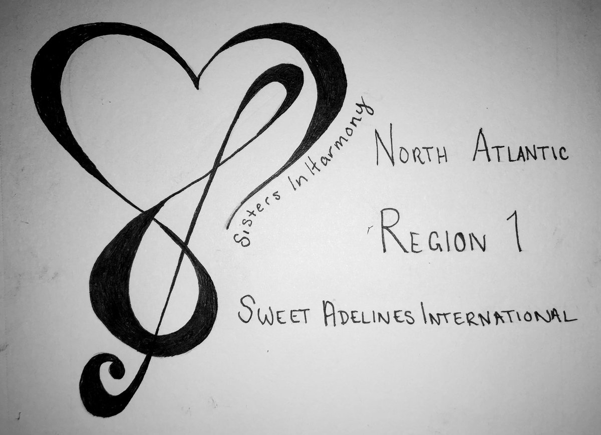 The other entries (not) submitted for the North Atlantic Region 1 logo/slogan competition💃🏻🎶✨  @SONEsingers #Acappella #Sing #WinterRegionals #RegionalWeekend #SistersInHarmony #Hartford #CT #ValleyShoreAccapella #Music #SweetAdelineStrong #Logo  #FreeHand #Draw #Art