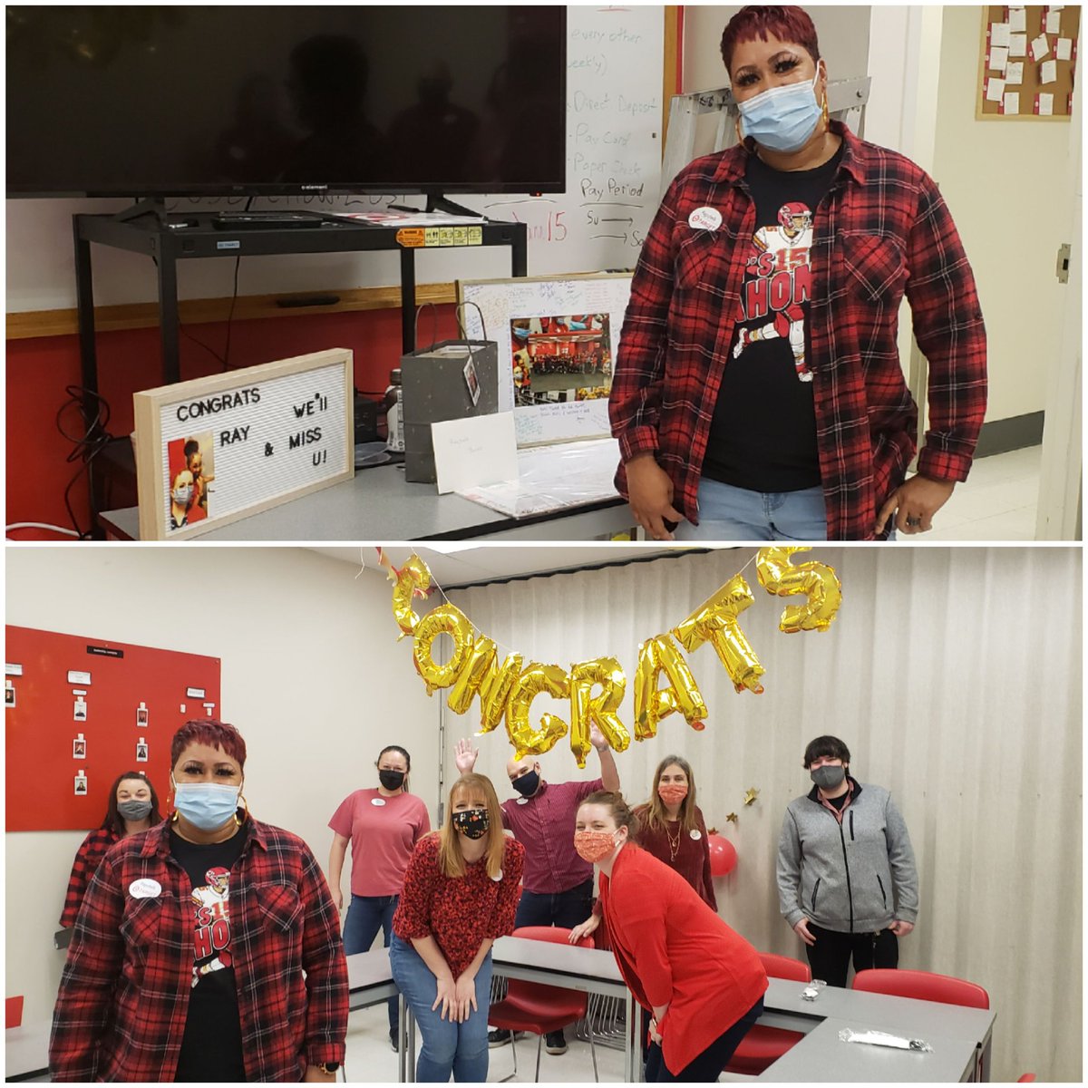 We are so excited to be sending this lady off on her newest 🎯Target adventure! 🥳✨Congratulations ✨👏 Raychelle, you are going to do great things in D144. T1201 will drastically miss you! #promotion #excited <a href="/AndreaMarina6/">Andrea Serrano</a> <a href="/BanksRaychelle/">Raychelle Banks</a> <a href="/StreuBryan/">Bryan Streu</a> <a href="/JustinBarnum_KC/">Justin Barnum</a>