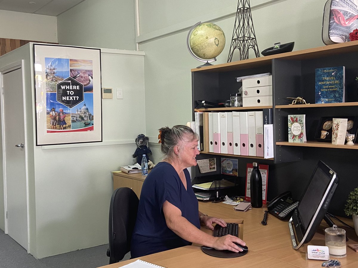 Shannon Schubert (@s_schubert2) on Twitter photo Castlemaine travel agent Fiona Oliver says if travel businesses can’t access other federal government support when JobKeeper ends there’ll be widespread closures and job losses, especially for smaller regional agents. <a href="/WINNews_Ben/">WIN News Bendigo</a> Castlemaine travel agent Fiona Oliver says if travel businesses can’t access other federal government support when JobKeeper ends there’ll be widespread closures and job losses, especially for smaller regional agents. <a href="/WINNews_Ben/">WIN News Bendigo</a>