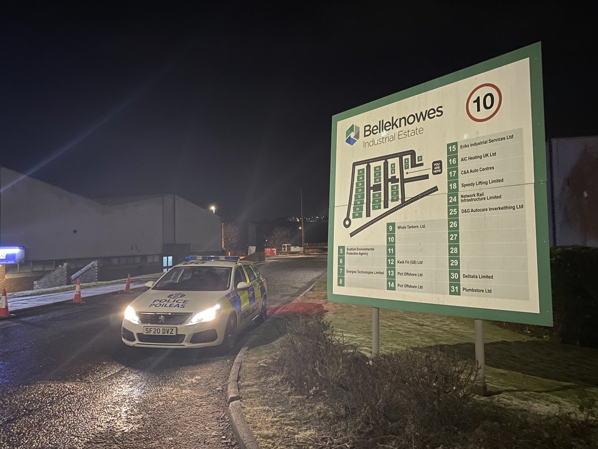 PSOSSWFife's tweet photo. A few industrial estates visited so far 🚓👍. Time to venture out towards the villages and see what’s happening 😬👀. 

#OpPrinciple #DalgetyBay #Inverkeithing #StayingVisible https://t.co/RMkcorG8Gt