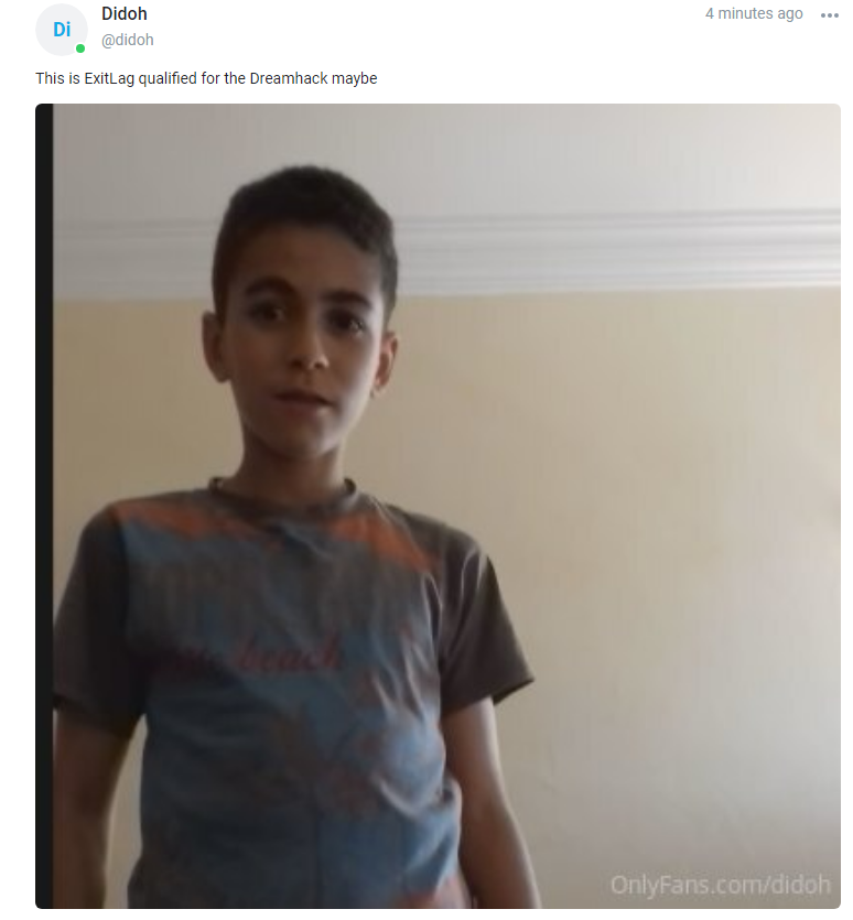 Ruckusfn's tweet photo. Just bought @DidohYT's onlyfans it's a scam bois don't buy it https://t.co/wrW9gOcCPS