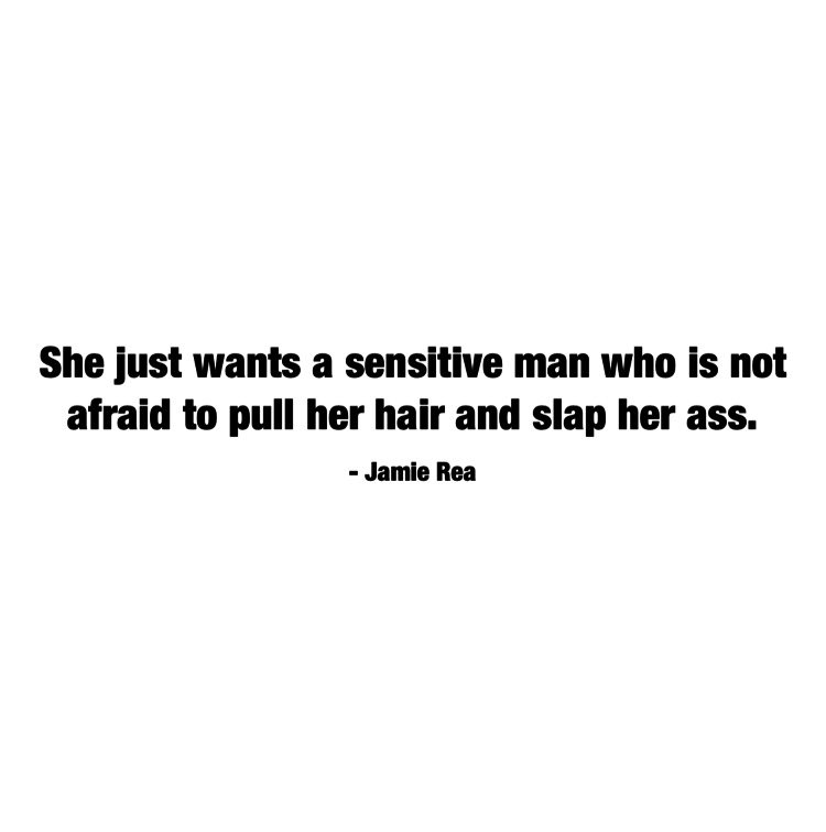jamienrea's tweet photo. She just wants a sensitive man who is not afraid to pull her hair and slap her ass
#sacredunion https://t.co/ofwDKbgzI5