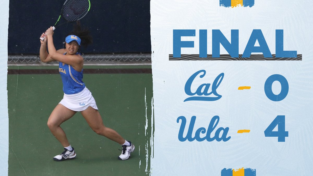 uclawtennis's tweet photo. The Bruins blank the Golden Bears to start 2021!

Next up? Texas A&amp;M for a trip to #ITAIndoors.

#GoBruins | #ITAKickoff https://t.co/q2IkvLgByp