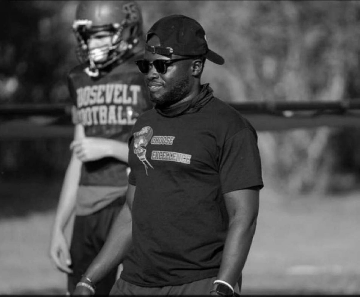 Presley_J17's tweet photo. you’ll never be forgotten coach Manny. May you rest easy🙏 you and your family are in our thoughts and prayers🙏 https://t.co/NQcOG167sP