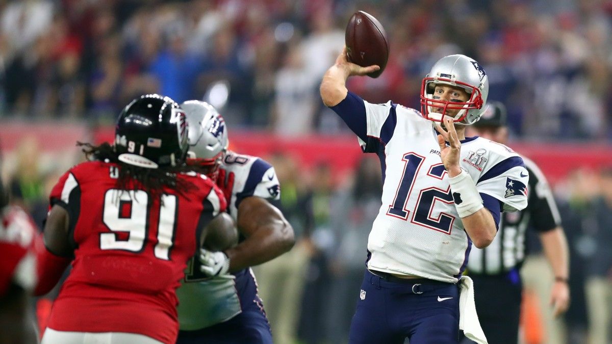 SInow's tweet photo. Another year, another Tom Brady Super Bowl. 

Take a look back at the GOAT's career in the big game ➡️ https://t.co/Ib1A0RdX6B https://t.co/Yp5hXEZ6Pl