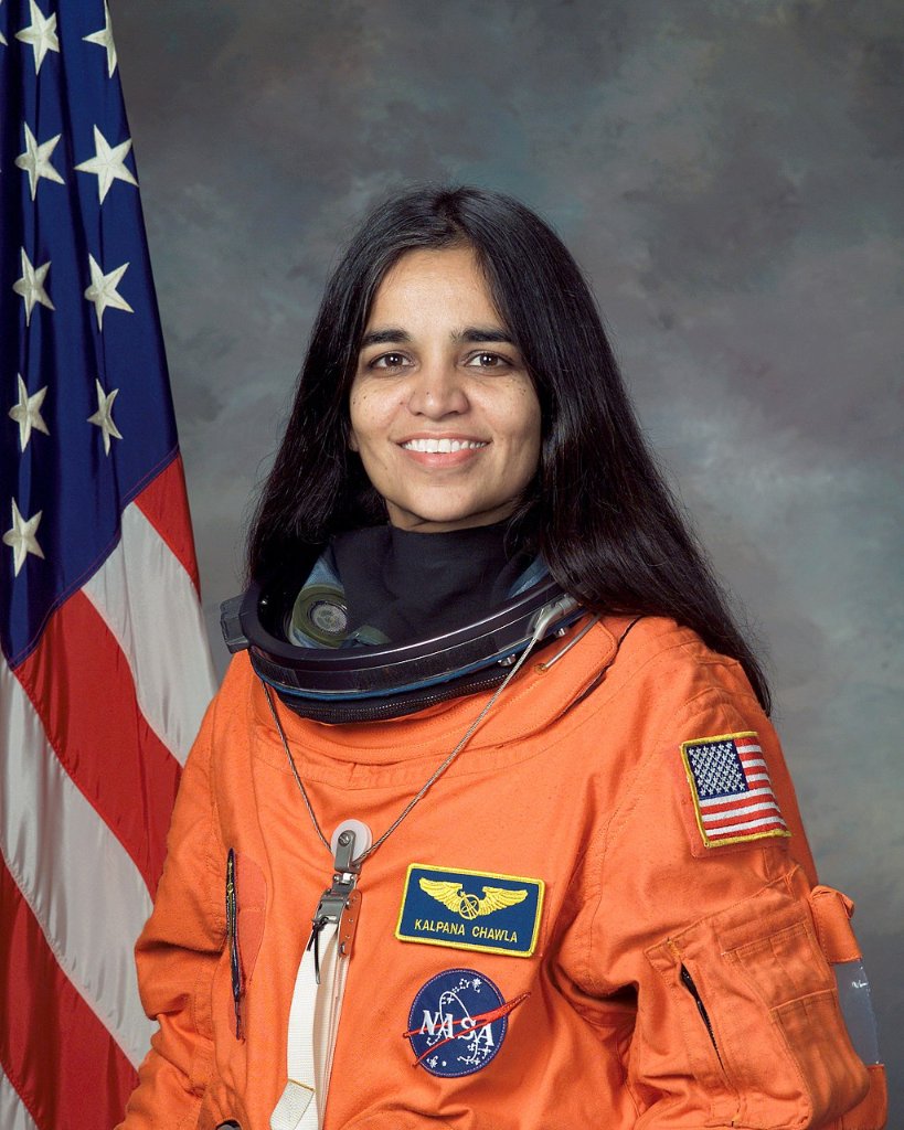 Kalpana Chawla was Mission Specialist for STS-107. She was born in India and moved to the United States in 1982. In 1988 she began working for the NASA Ames Research Center, and later joined the Astronaut Corps in 1995 after becoming a US citizen. She flew on STS-87 in 1997.